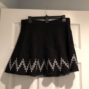 warm & thick black skirt!